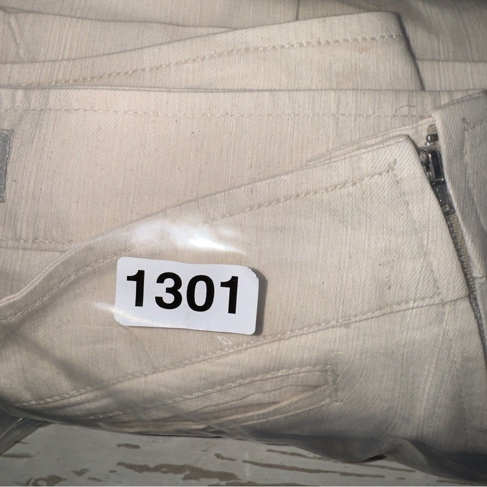 Susan Bristol Cream Stretch Straight-Leg Pants Women’s Size 6‎ - Picture 12 of 12